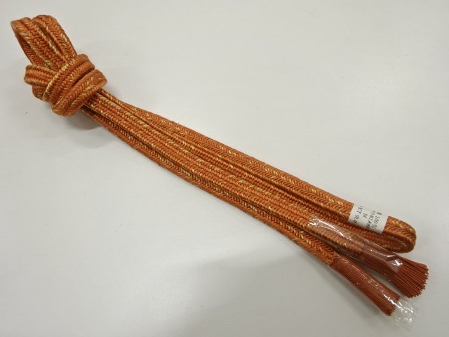 JAPANESE KIMONO / UNUSED TWISTED TASSEL HAND-TIED OBIJIME